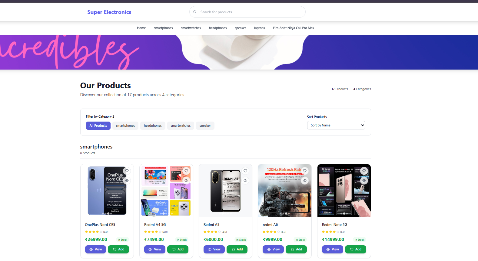 Beautiful Store Dashboard Preview
